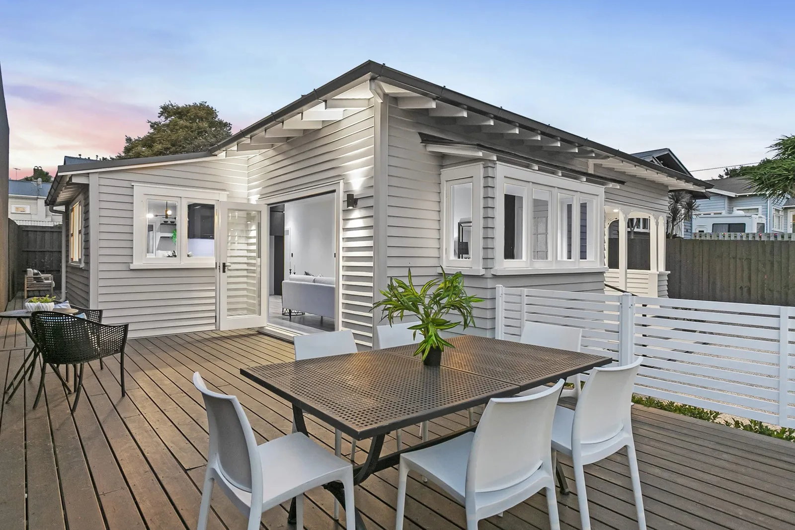 Mt Albert relocated home with deck